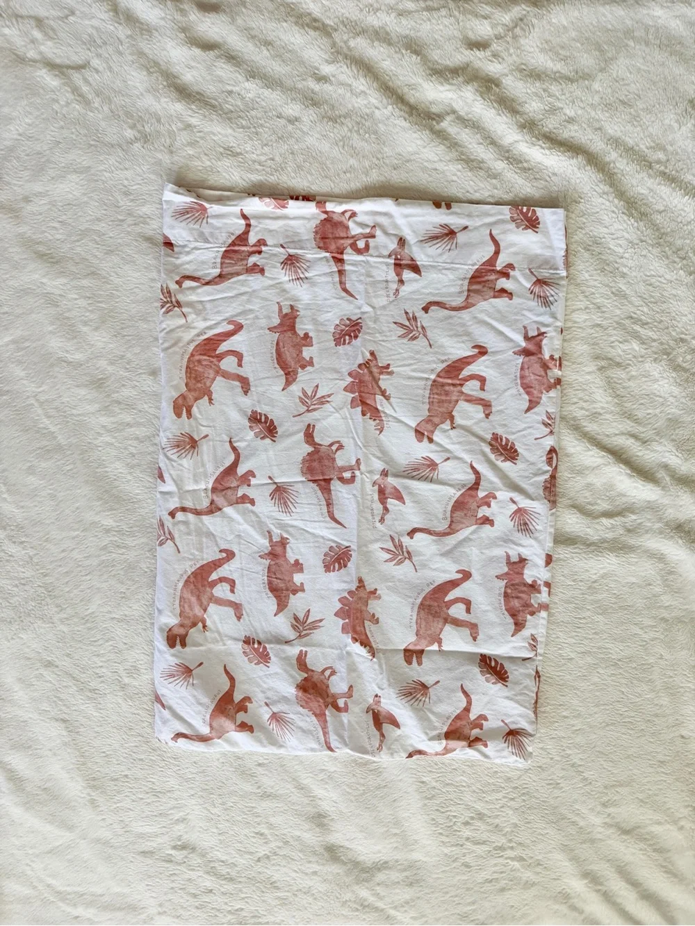 Pillowfort Dinosaur Print Sheet Set Toddler Bed Size